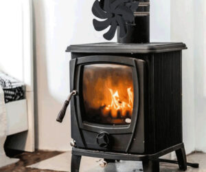 Efficient Heat Distribution 7-Blade Fireplace Fan